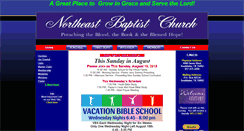 Desktop Screenshot of northeastbaptistchurch.org